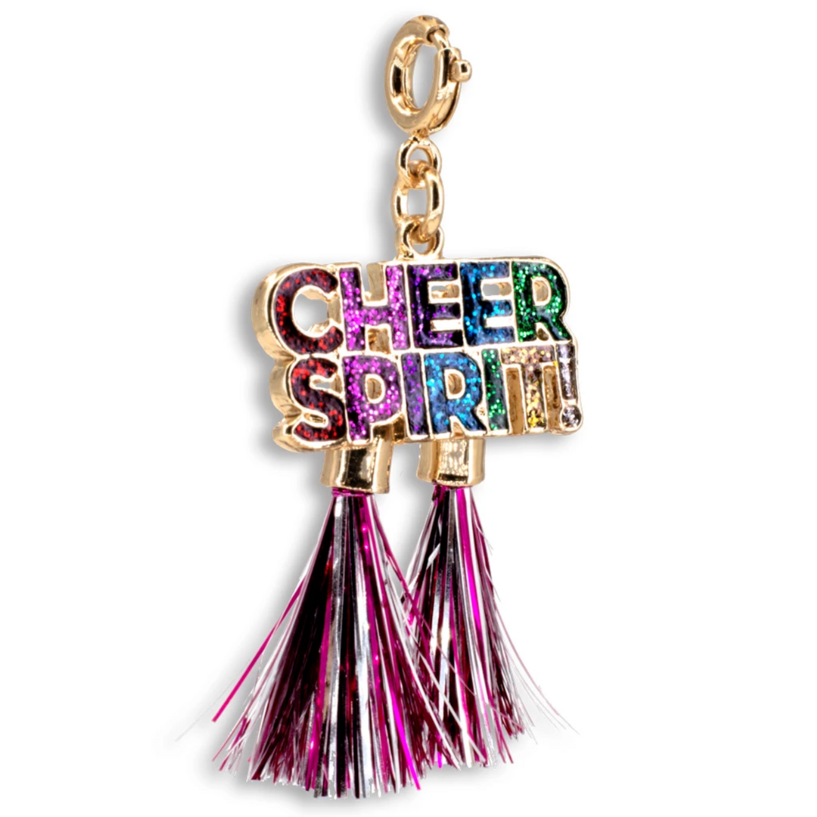 Gold Cheer Spirit Charm