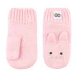 Baby Girl Knit Mittens