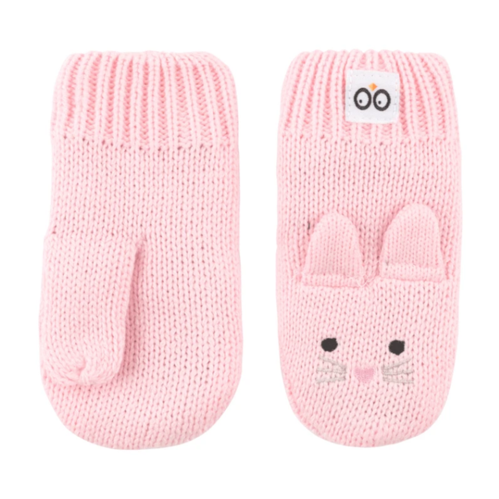 Baby Girl Knit Mittens