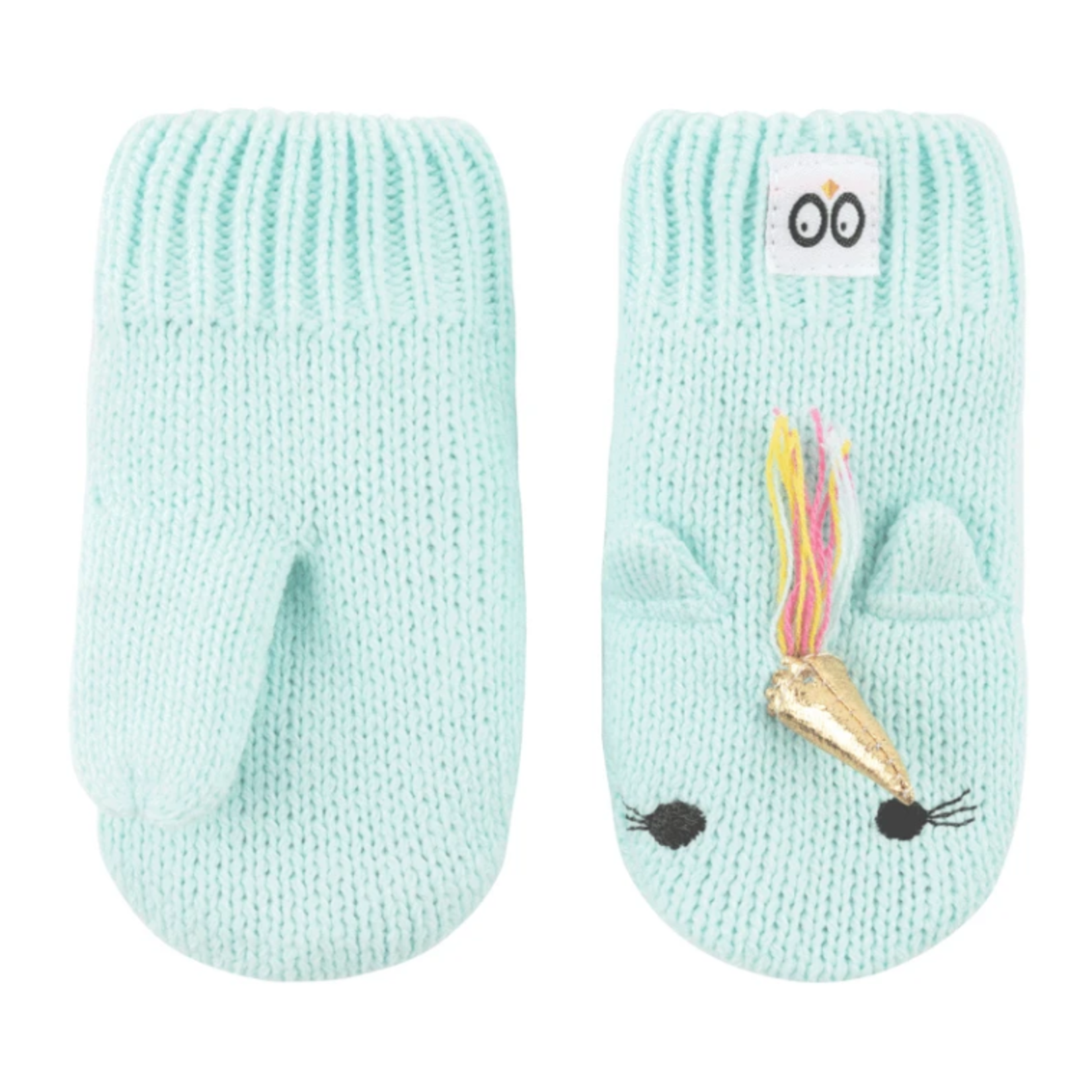 Baby Girl Knit Mittens