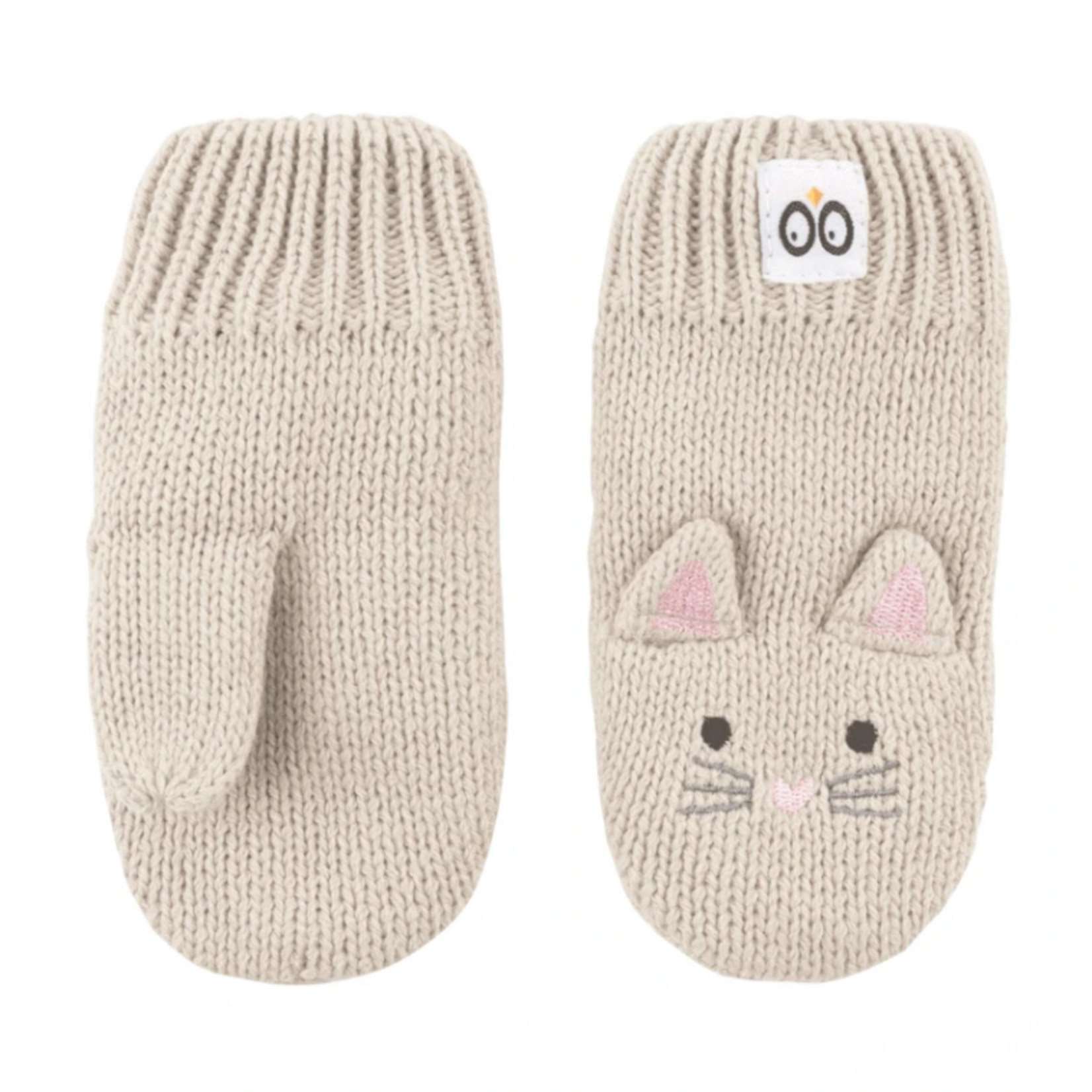 Baby Girl Knit Mittens