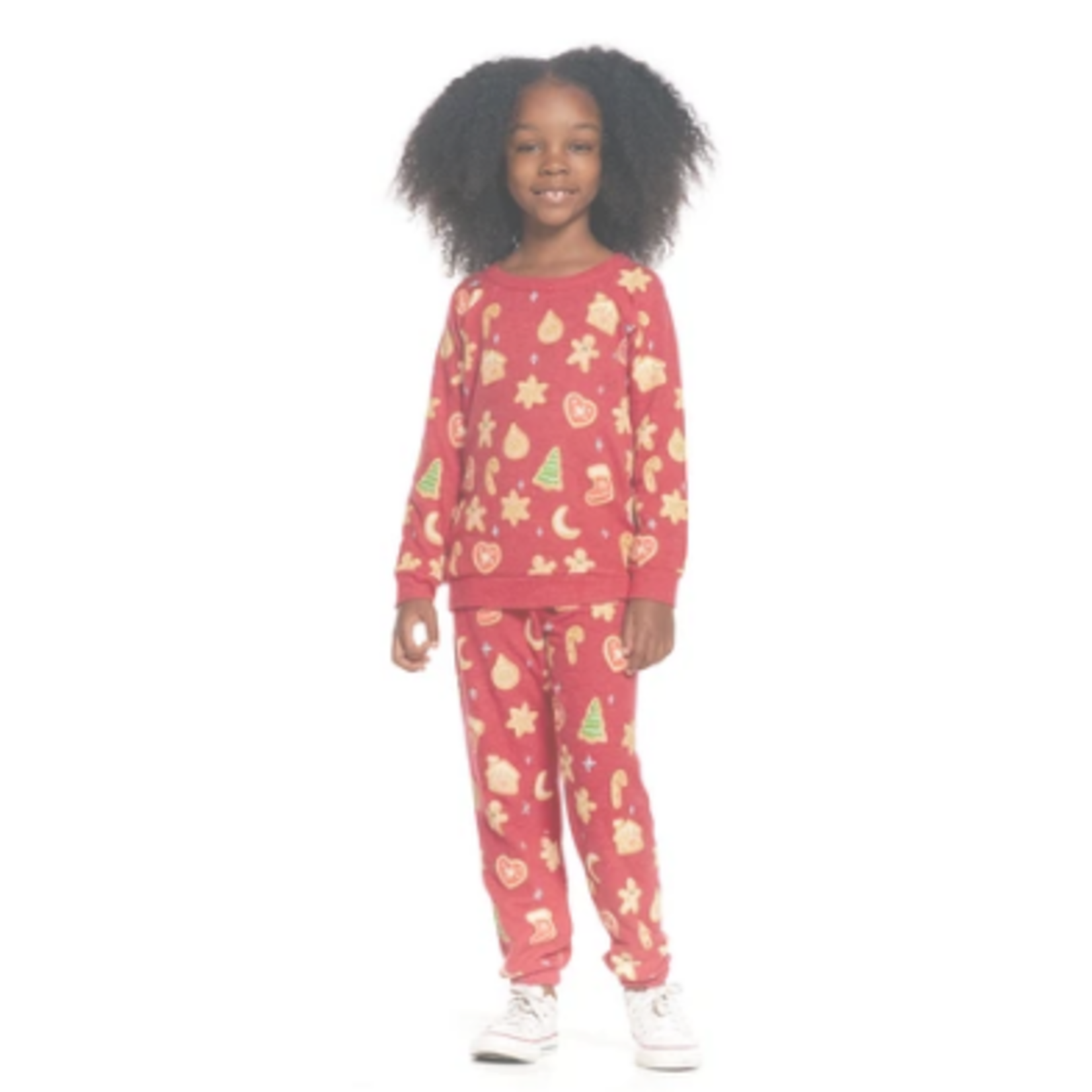 CHASER CHRISTMAS COOKIE KIDS KNIT LOUNGE PANT