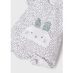MAYORAL NEWBORN BUNNY ROMPER BABY GIRL
