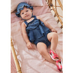MAYORAL NEWBORN DENIM ROMPER