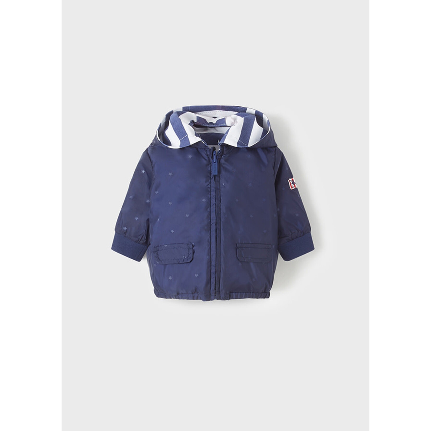 MAYORAL NEWBORN Baby Boy Reversible Windbreaker