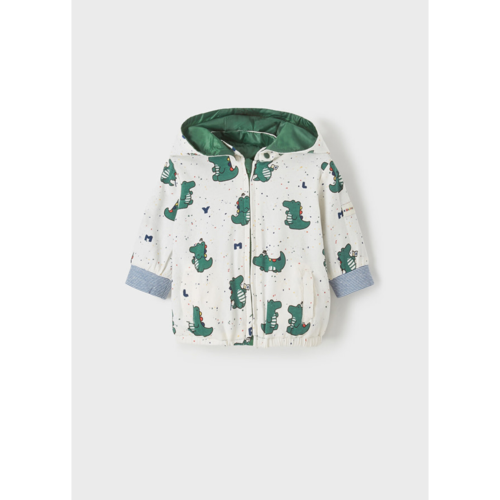 MAYORAL NEWBORN Baby Boy Reversible Windbreaker