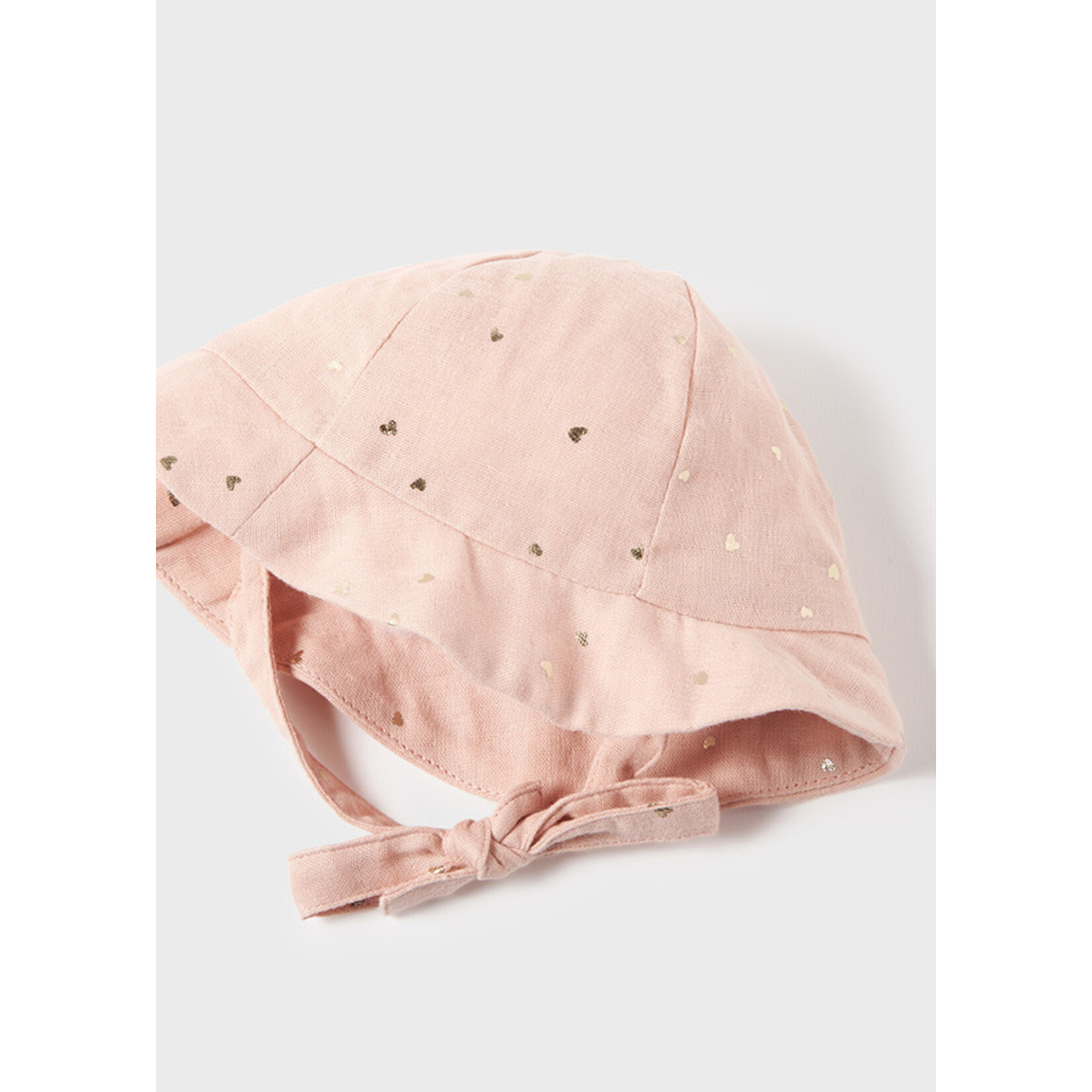 MAYORAL NEWBORN SHORT DUNGAREE W/ HAT SET