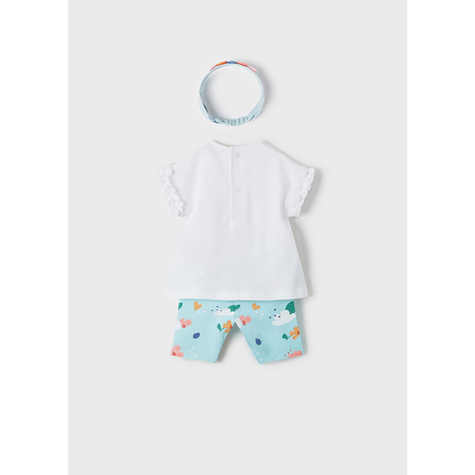 MAYORAL NEWBORN CAPRI & HEADBAND SET BABY GIRL