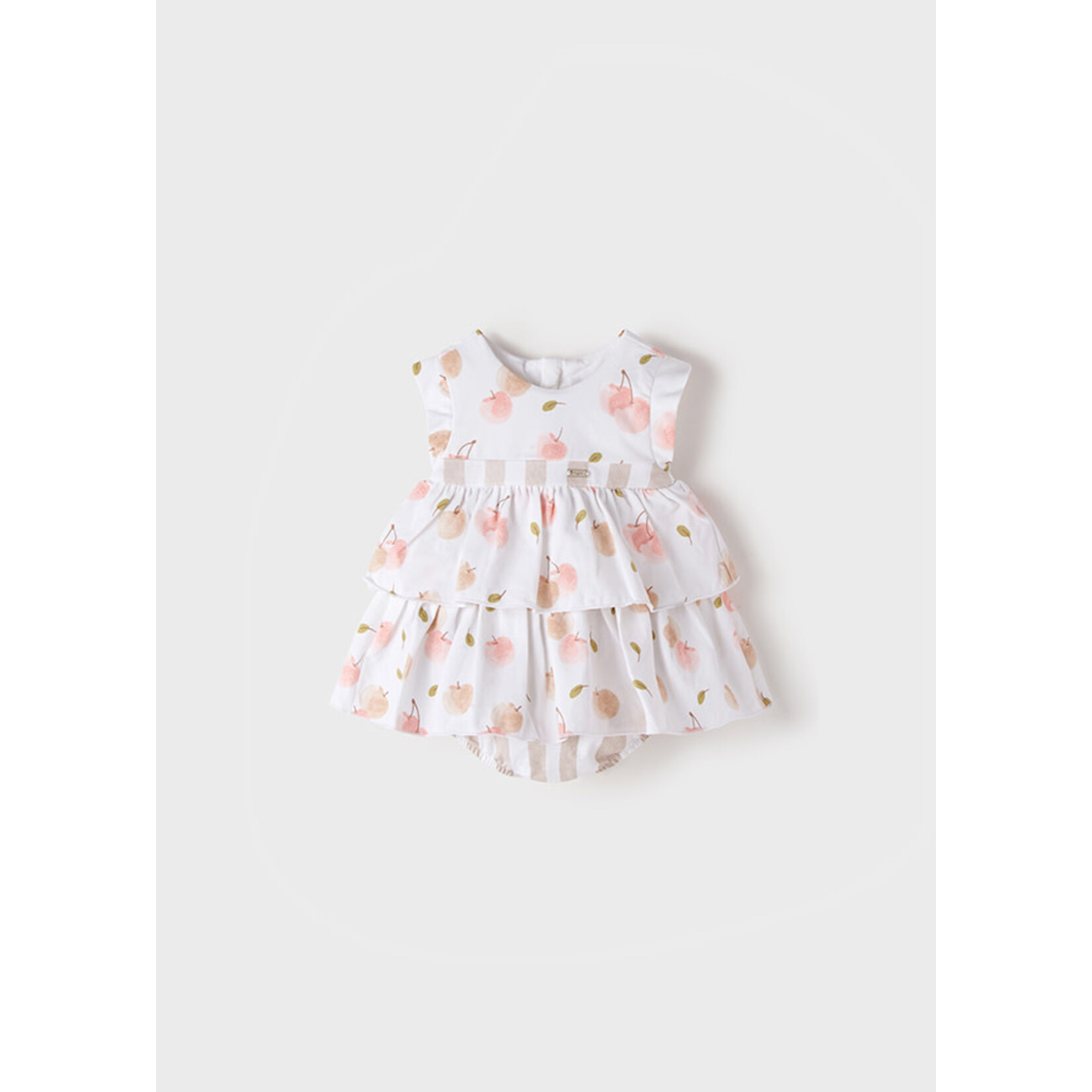 MAYORAL NEWBORN DRESS W/ DIAPER COVER