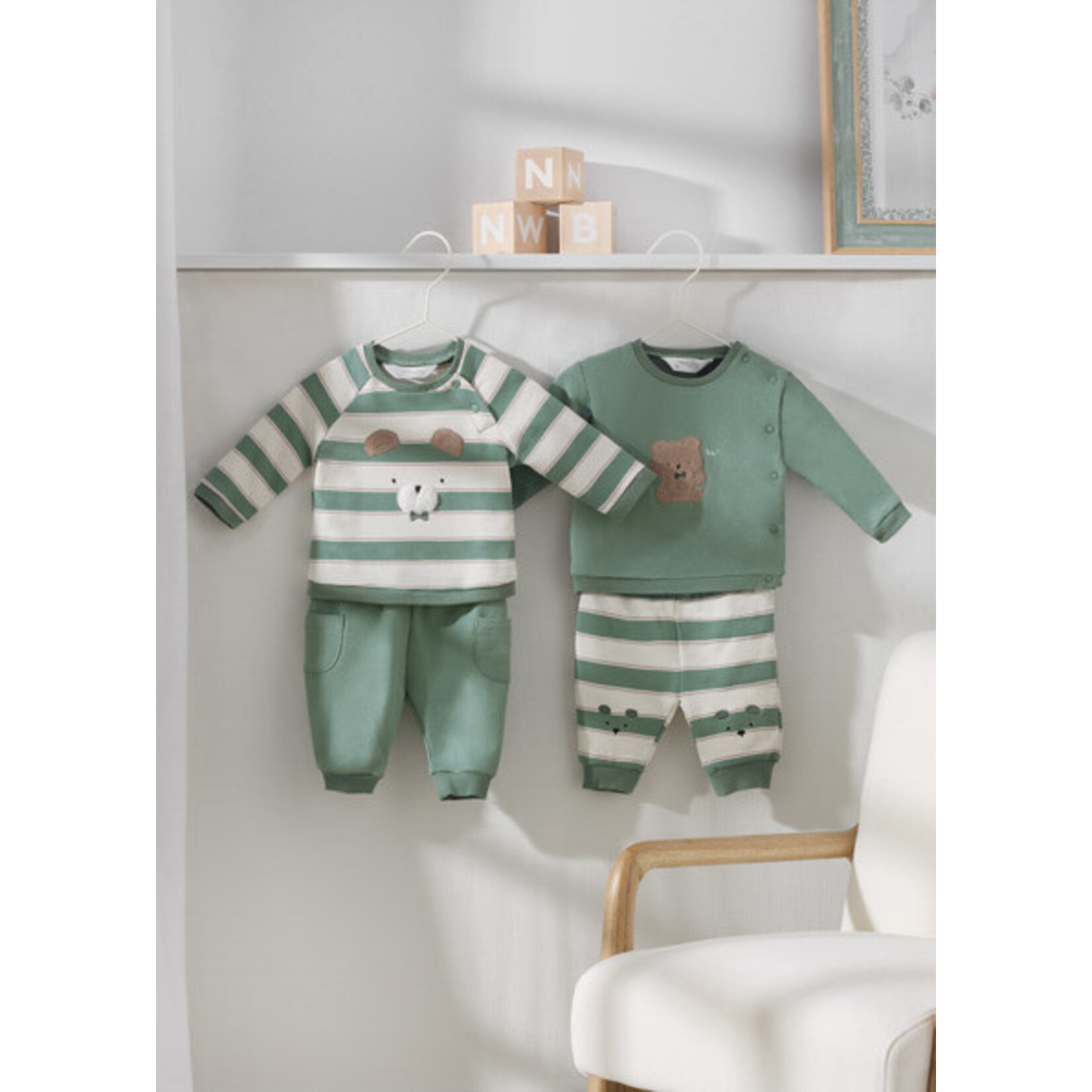 MAYORAL NEWBORN 2pc Baby Boy Knit Set