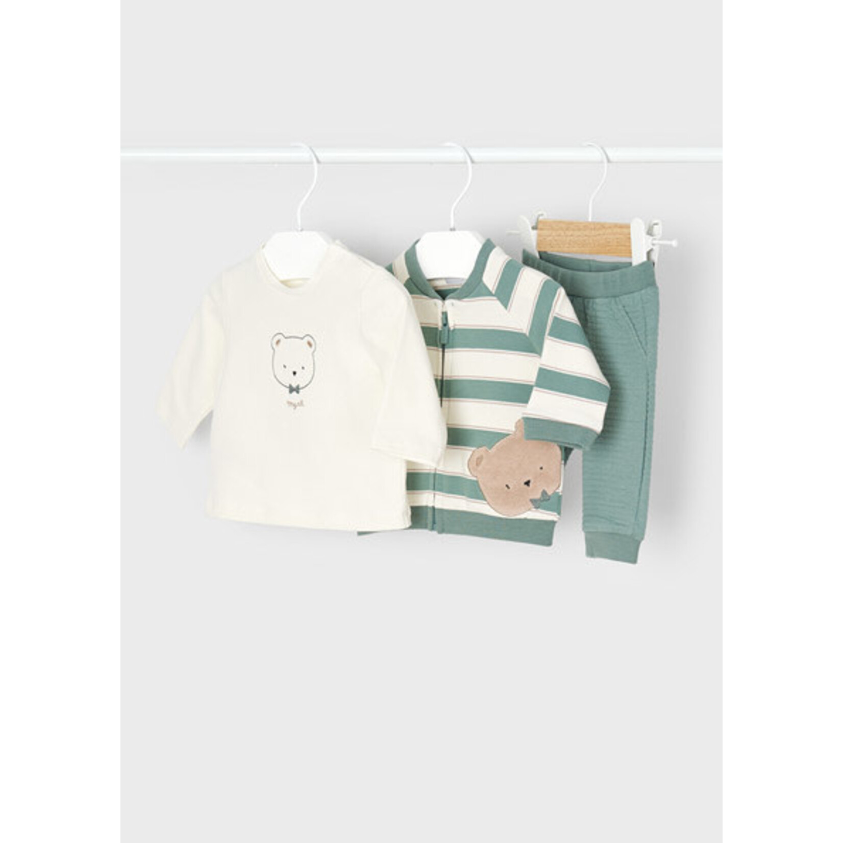 MAYORAL NEWBORN 3pc Baby Boy Tracksuit