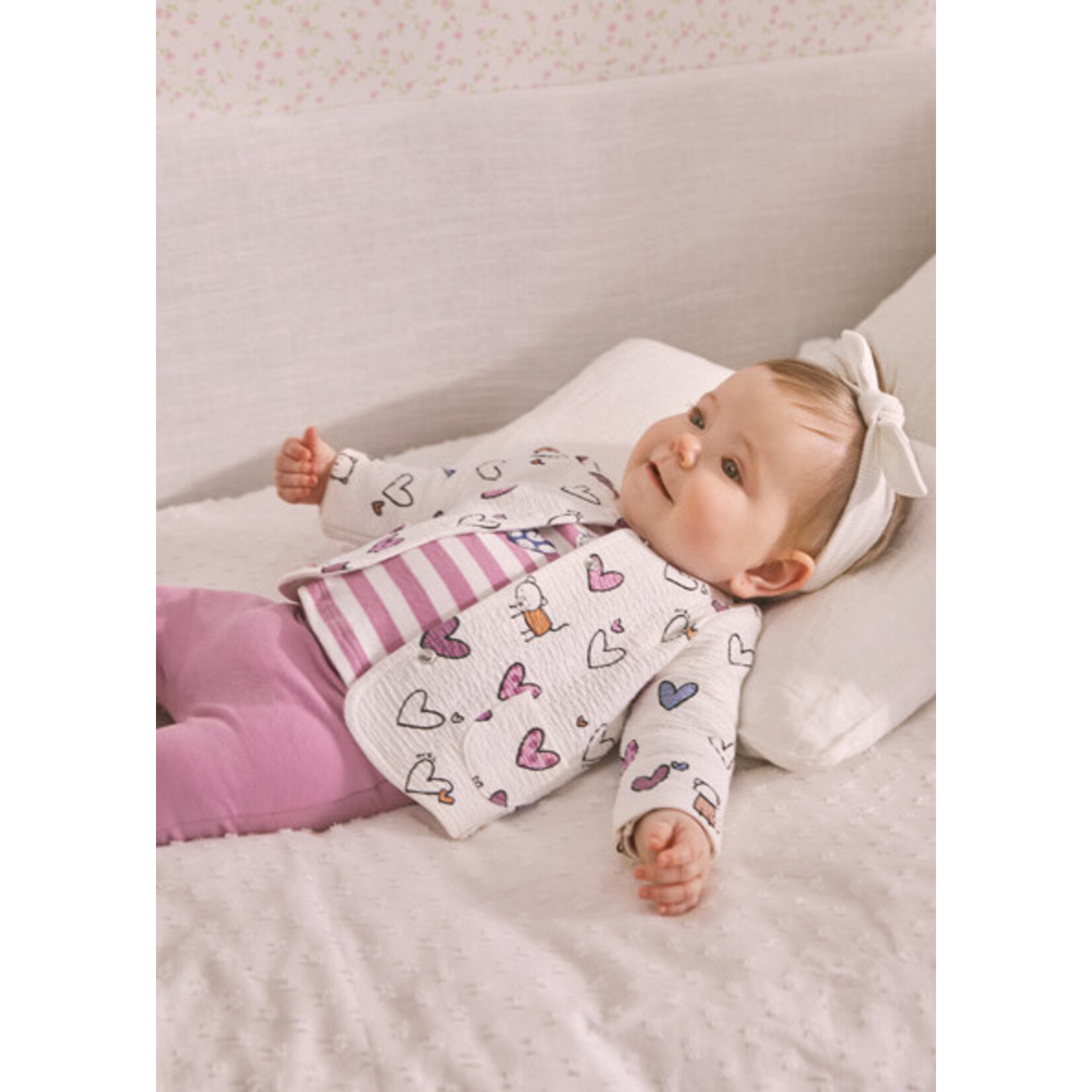 MAYORAL NEWBORN 3pc Baby Girl Tracksuit