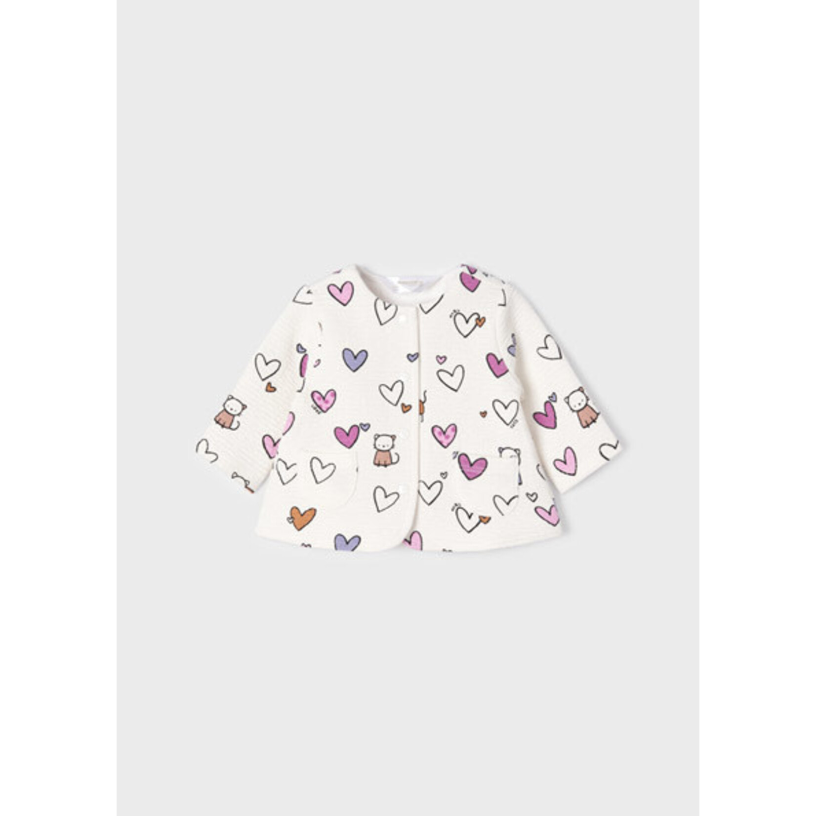 MAYORAL NEWBORN 3pc Baby Girl Tracksuit