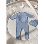 MAYORAL NEWBORN Baby Boy Knit Leg Warmer & Hat Set