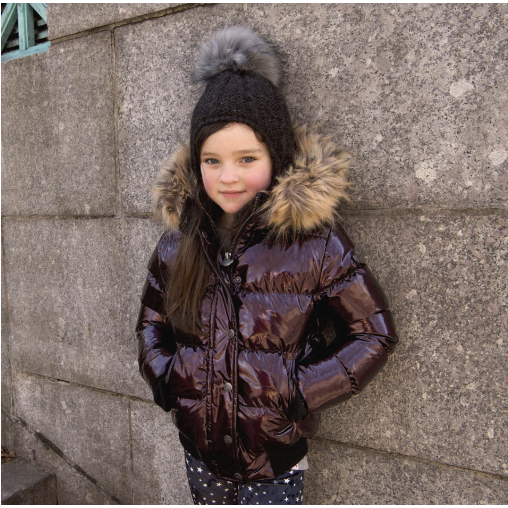 APPAMAN PRESCHOOL GIRLS ARIA EARFLAP HAT