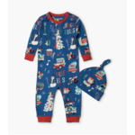 LITTLE BLUE HOUSE ROCKIN HOLIDAYS COVERALL & HAT