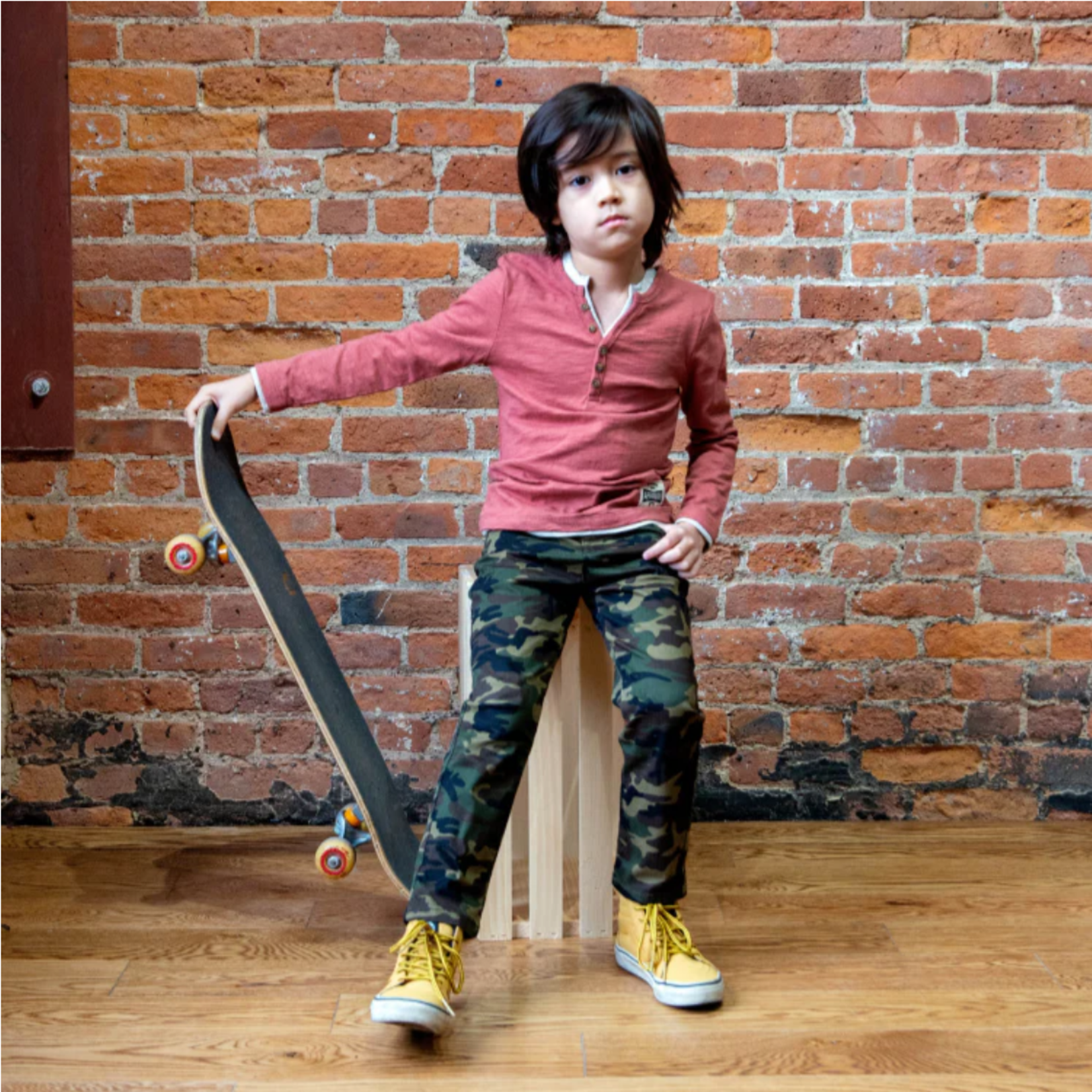 APPAMAN Tween Boy Camden Henley