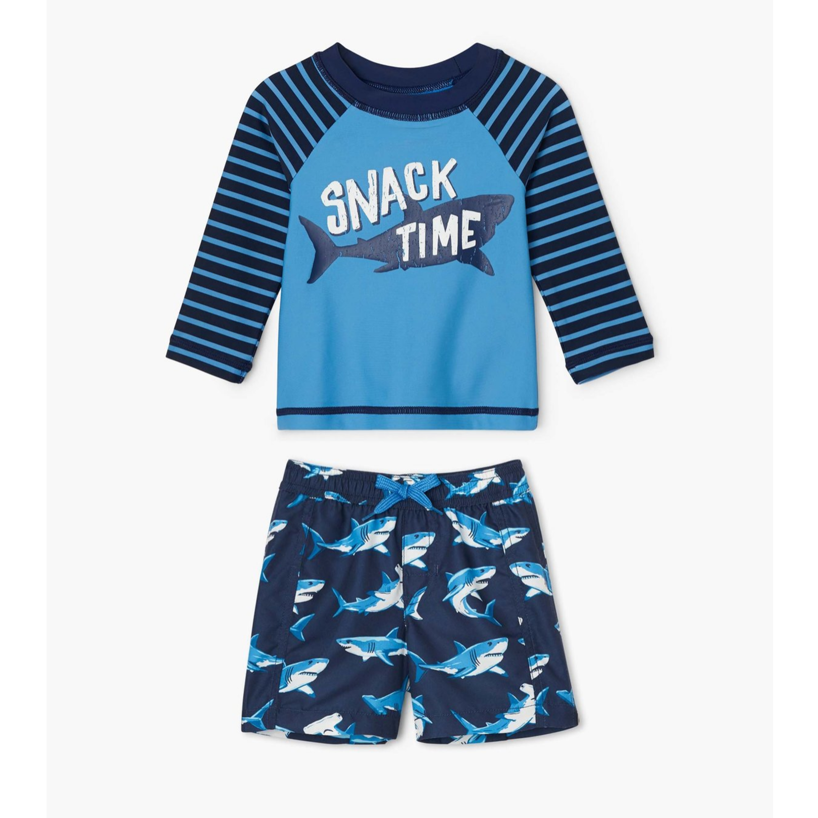 HATLEY DEEP-SEA SHARKS BABY RASHGUARD SET