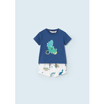 MAYORAL NEWBORN [BABY] PRINTED COTTON SHORT SET BOY