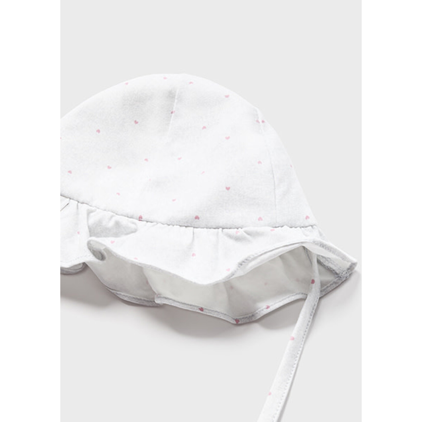 MAYORAL NEWBORN Baby Girl Cotton Romper w/ Hat Set