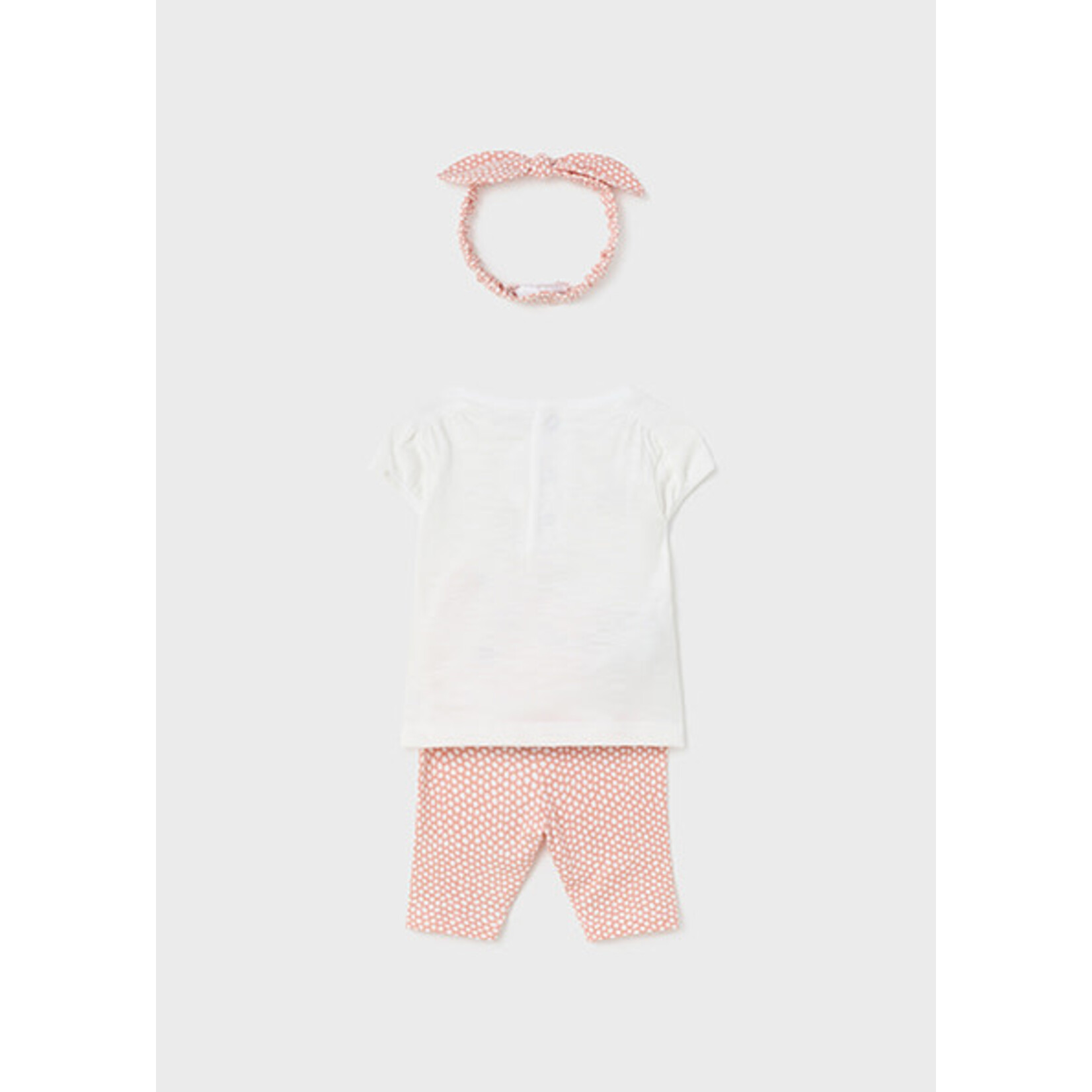MAYORAL NEWBORN 3PC SUSTAINABLE COTTON SET BABY GIRL