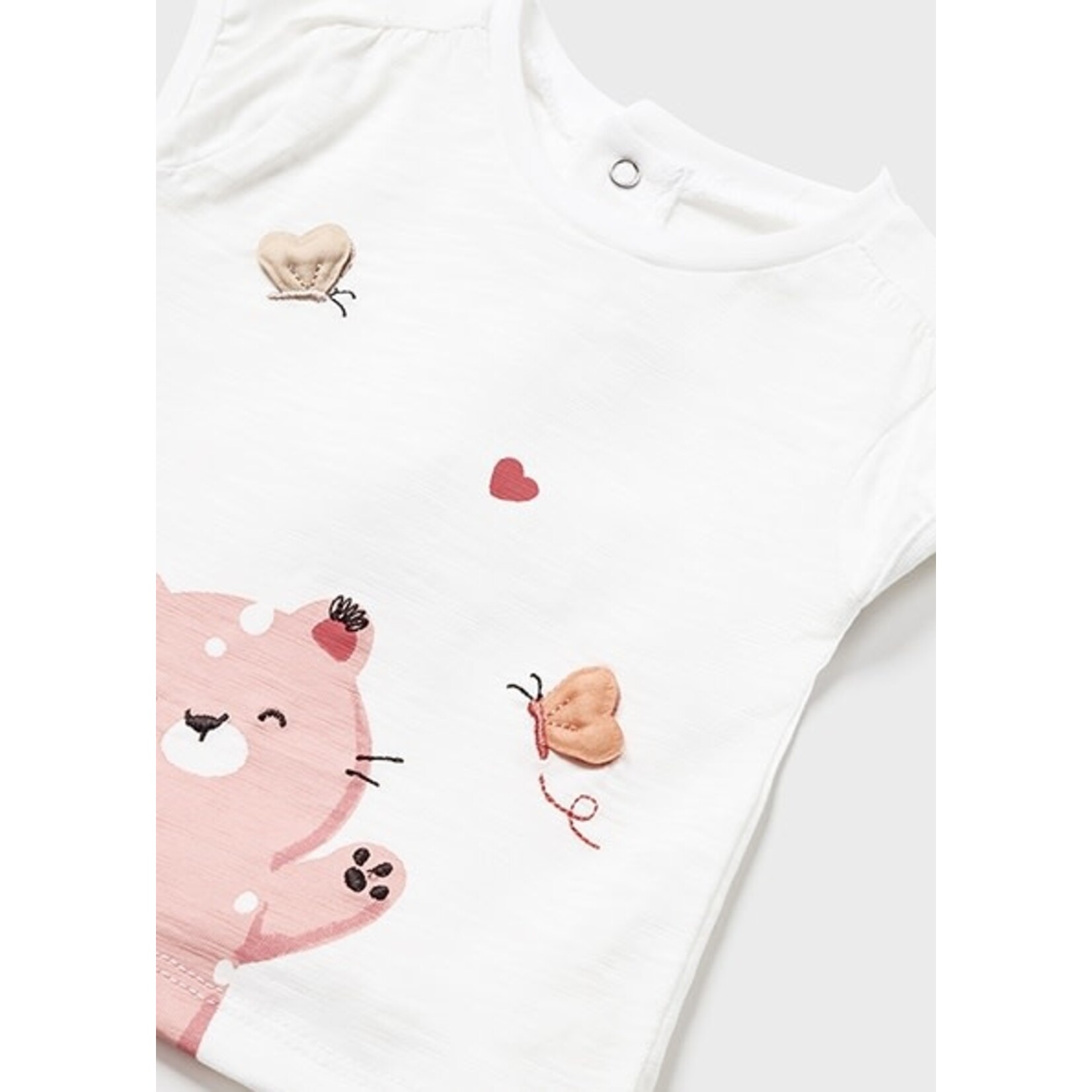 MAYORAL NEWBORN 3PC SUSTAINABLE COTTON SET BABY GIRL
