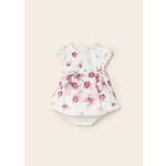 MAYORAL NEWBORN [BABY] PRINTED DRESS WITH KNICKERS GIRL