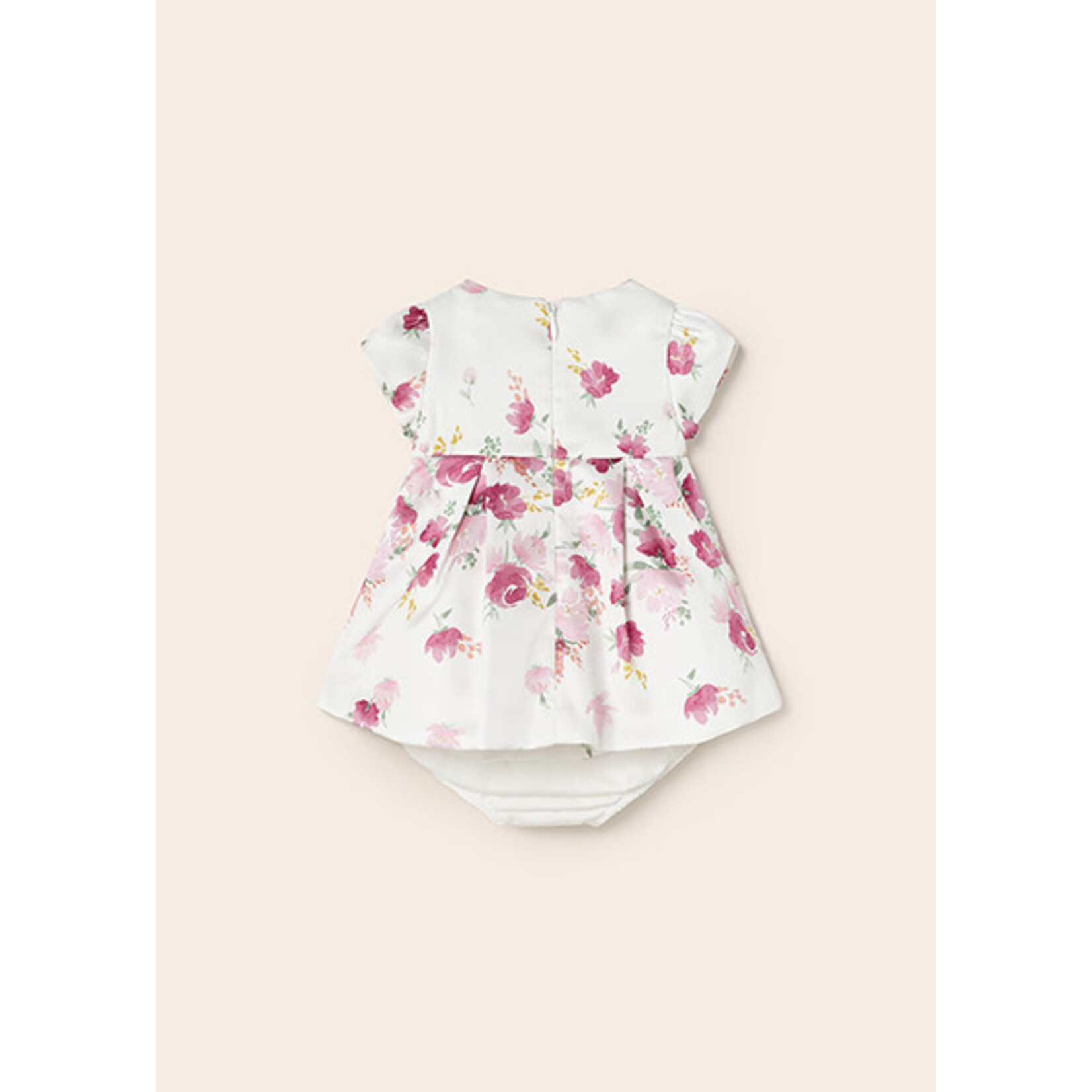 MAYORAL NEWBORN TULIP ROSE DRESS