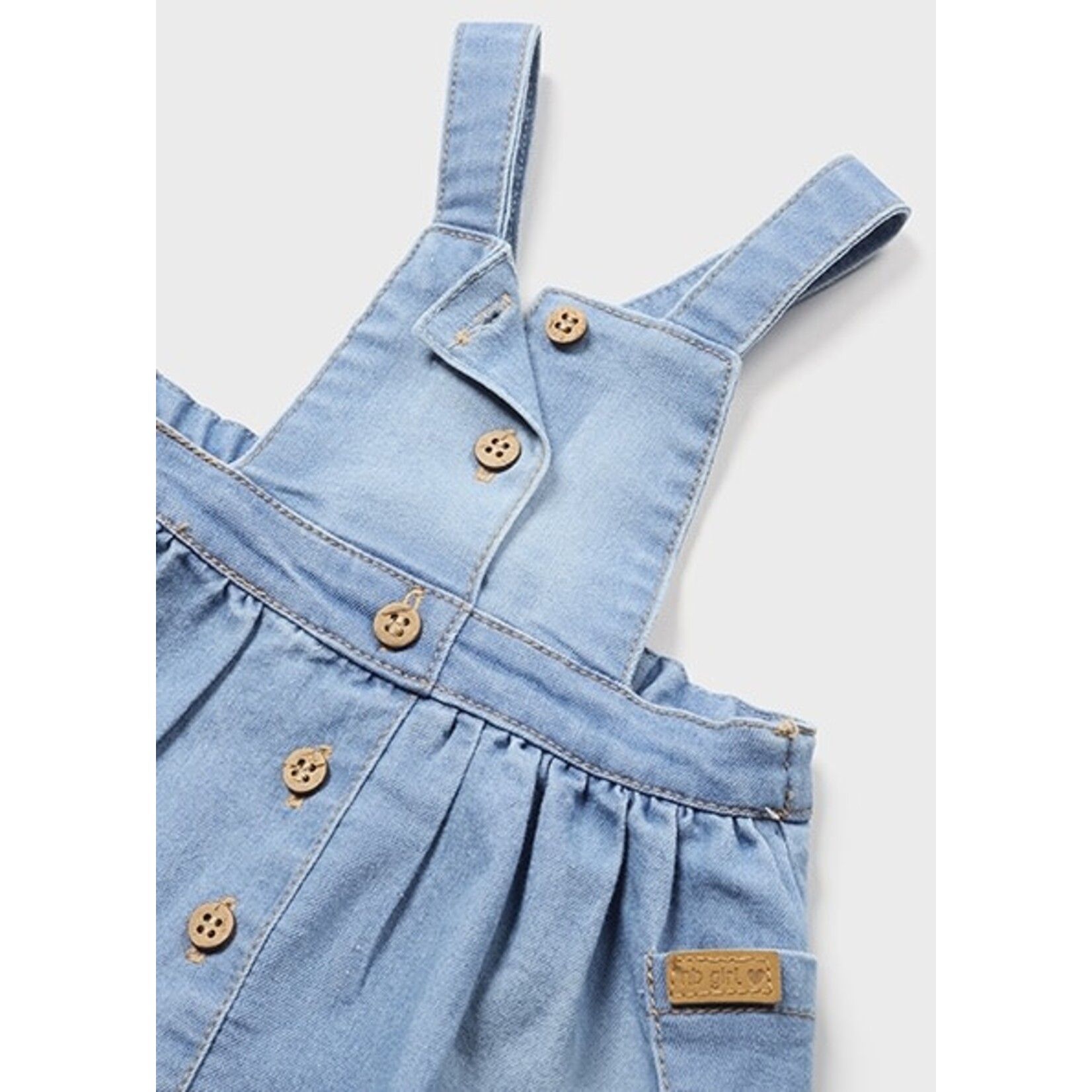 Buy Blue & Beige Dungarees for Infants by INF FRENDZ Online | Ajio.com