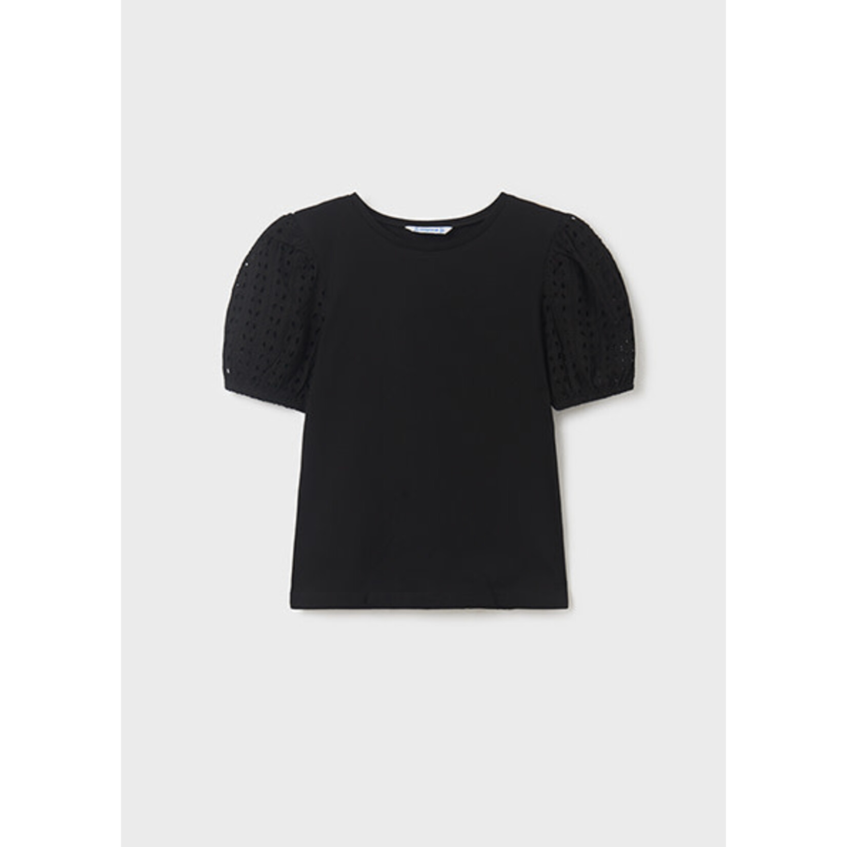 MAYORAL TWEEN Eyelet Short Sleeve Tween Girl Tee