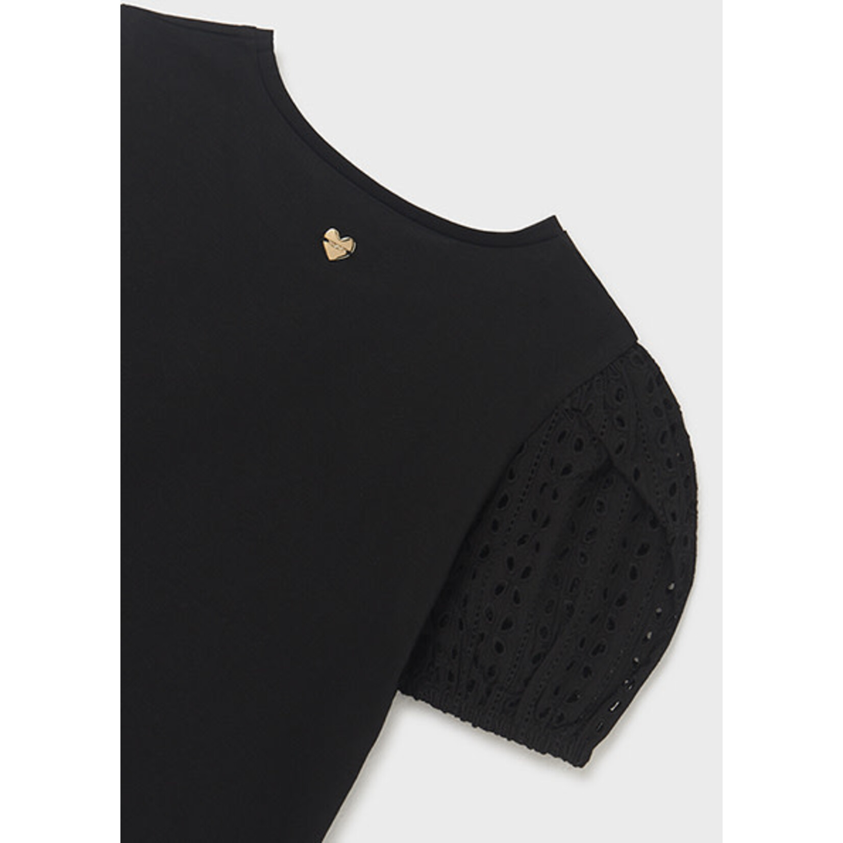MAYORAL TWEEN EYELET SHORT SLEEVE TWEEN T-SHIRT