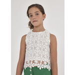 MAYORAL TWEEN SLEEVELESS GUIPURE TWEEN TOP