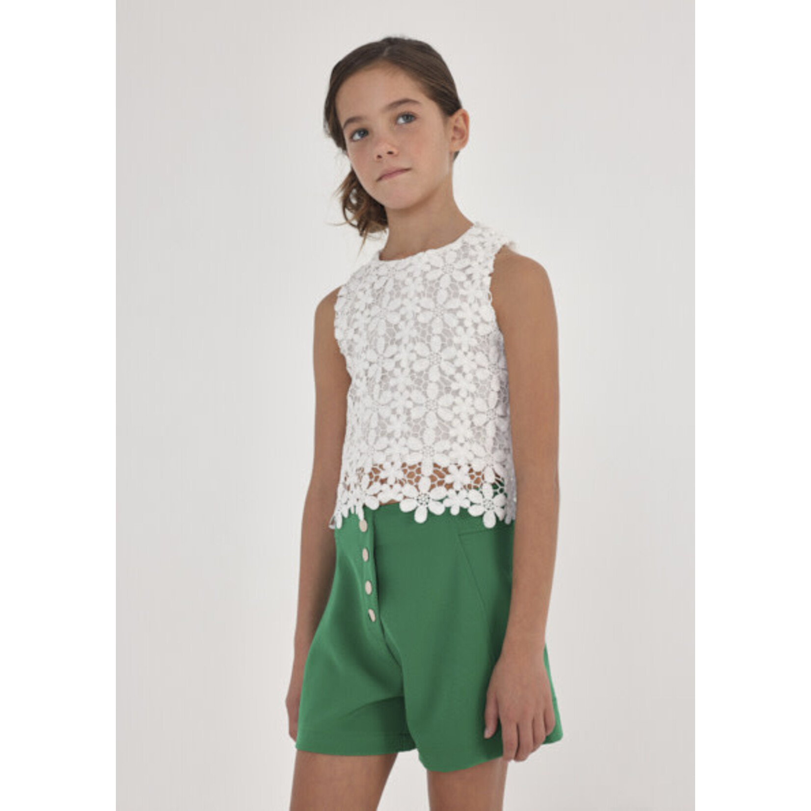MAYORAL TWEEN SLEEVELESS GUIPURE TWEEN TOP