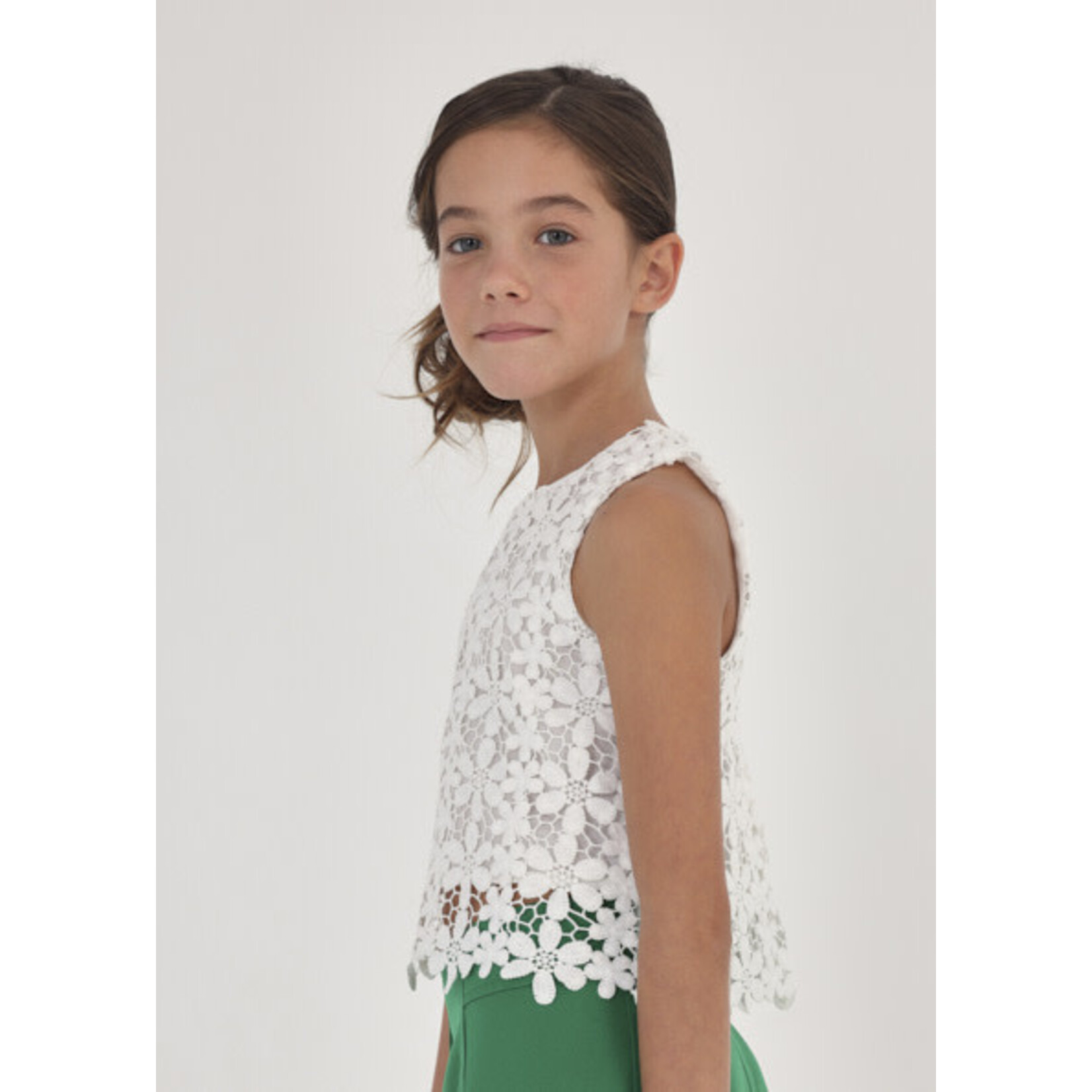 MAYORAL TWEEN SLEEVELESS GUIPURE TWEEN TOP