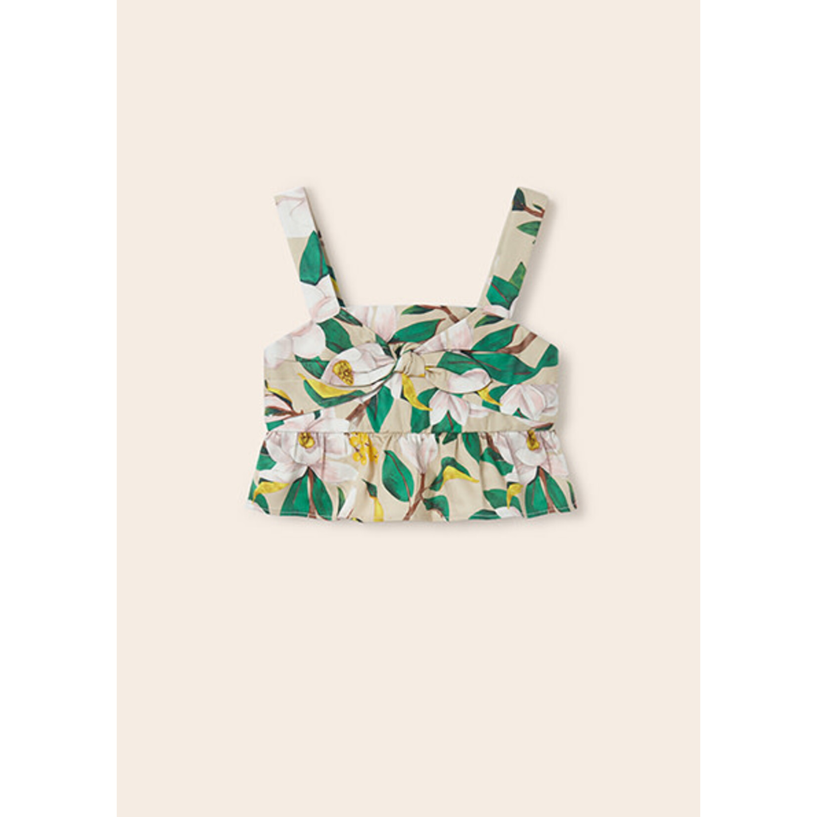MAYORAL TWEEN BOW PRINTED TWEEN GIRLS TOP