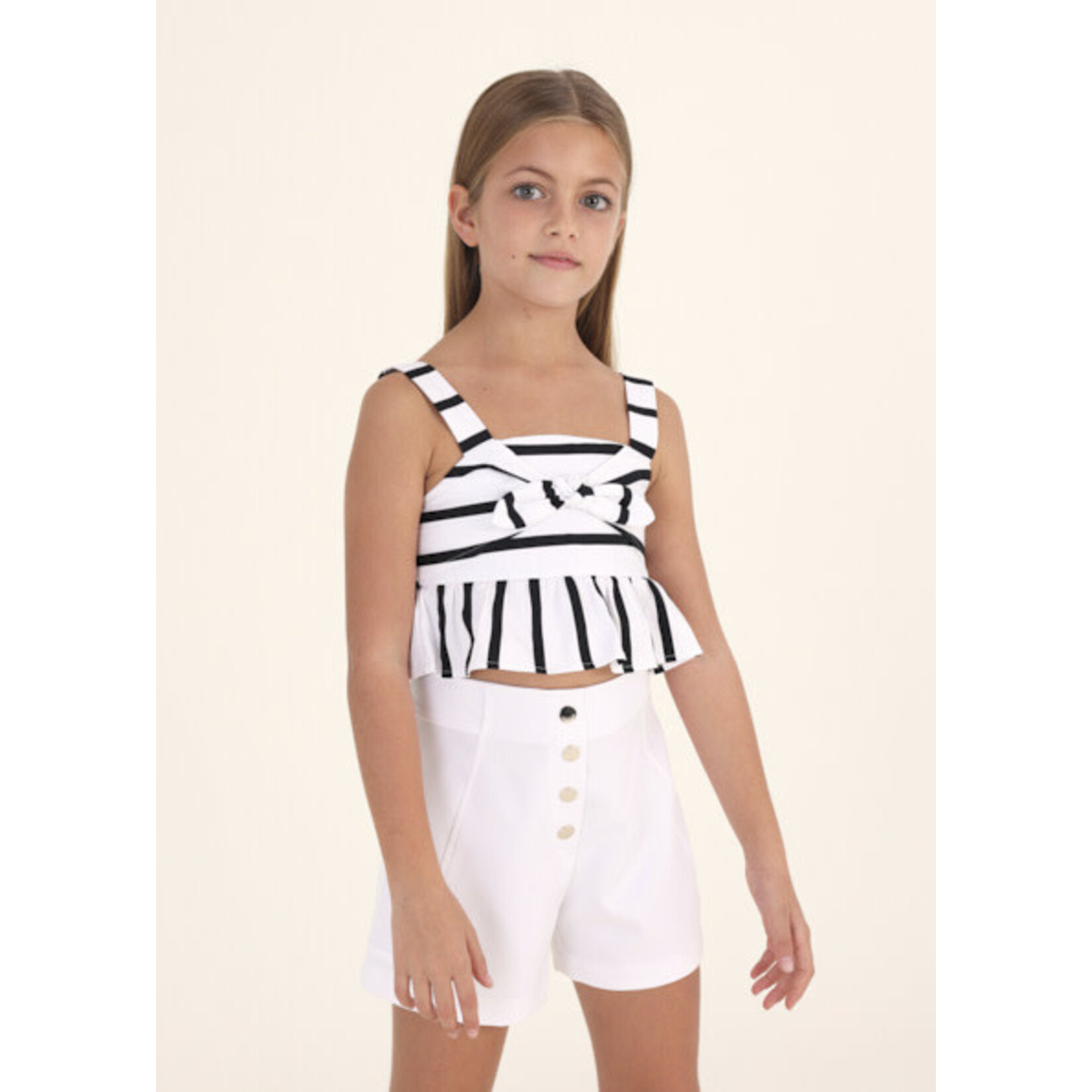 MAYORAL TWEEN BOW PRINTED TWEEN GIRLS TOP