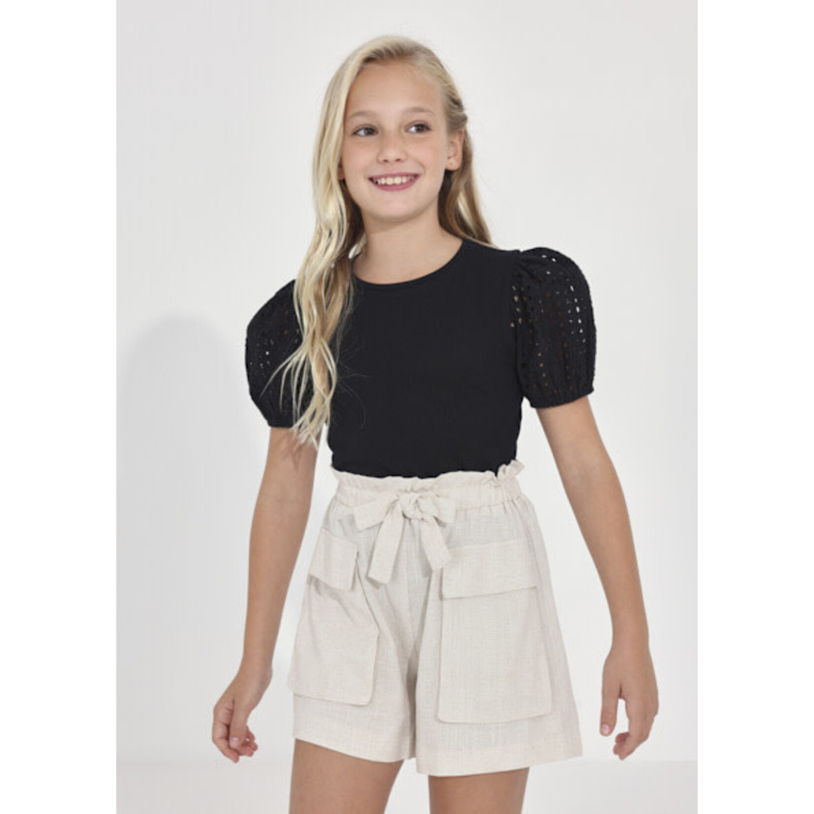 MAYORAL TWEEN Linen Tween Girl Shorts