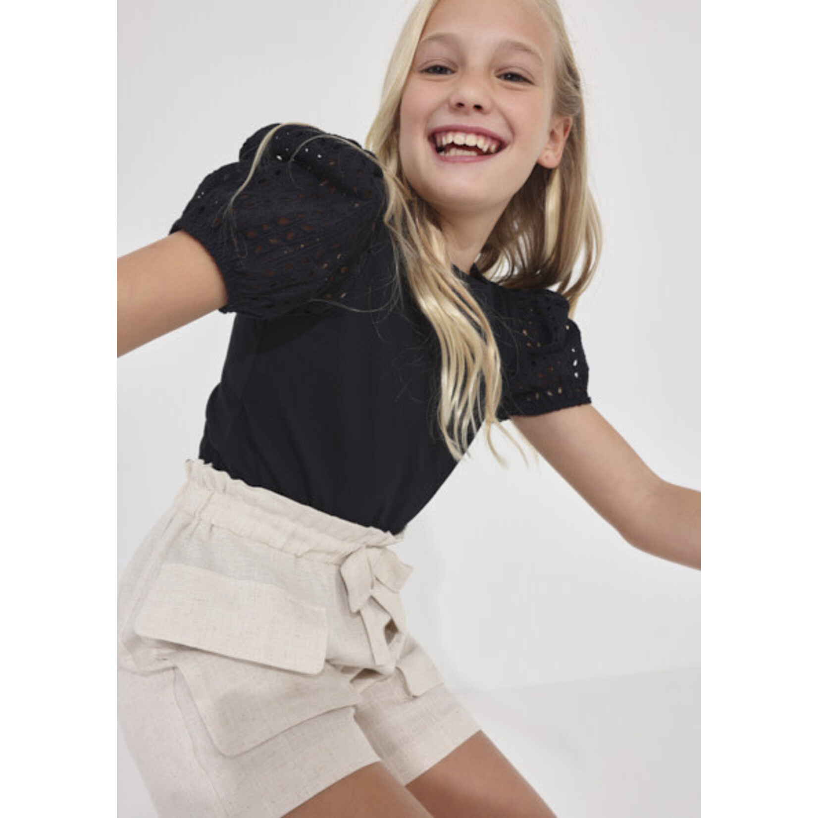 MAYORAL TWEEN Linen Tween Girl Shorts