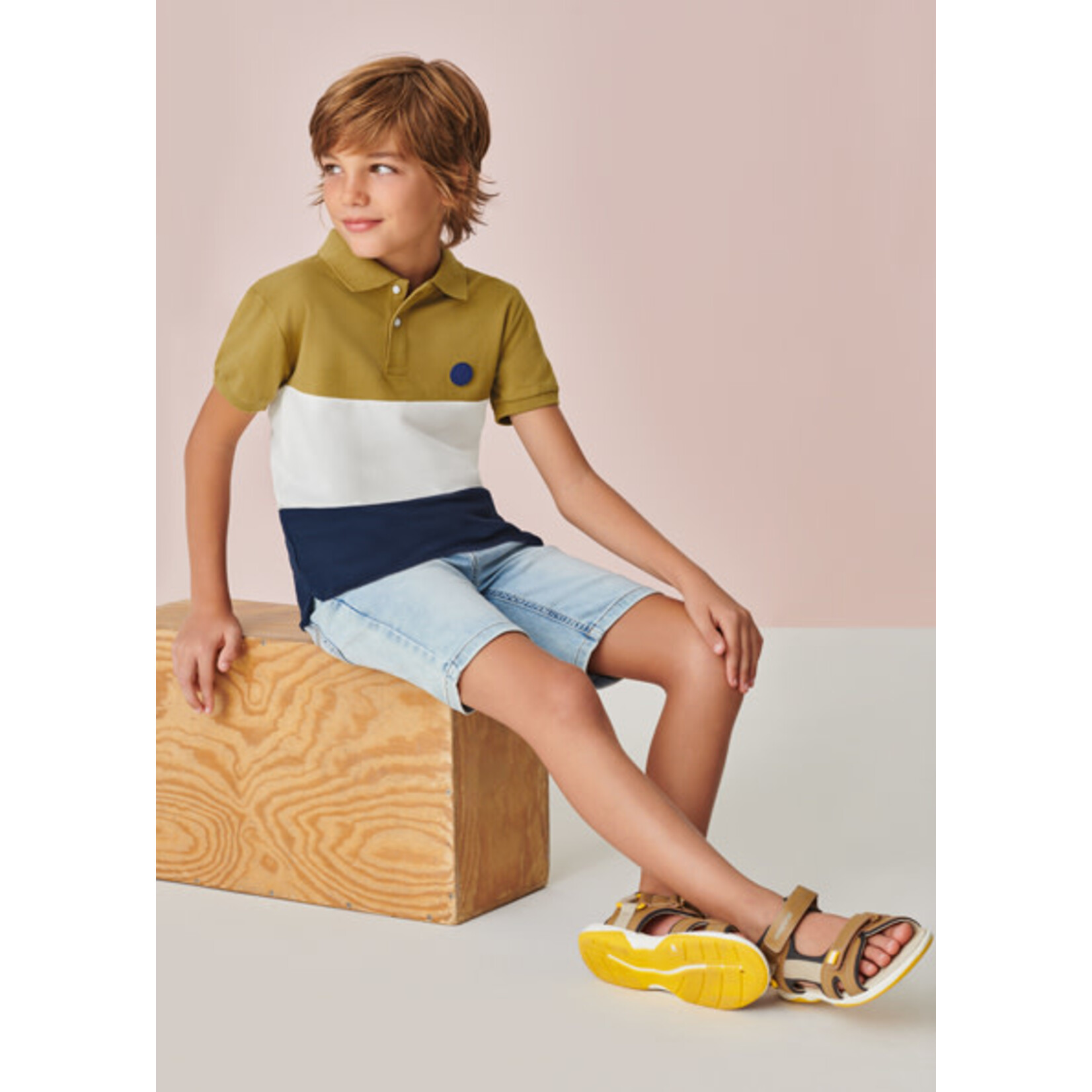 MAYORAL TWEEN Sustainable Cotton Tween Boy Denim Short