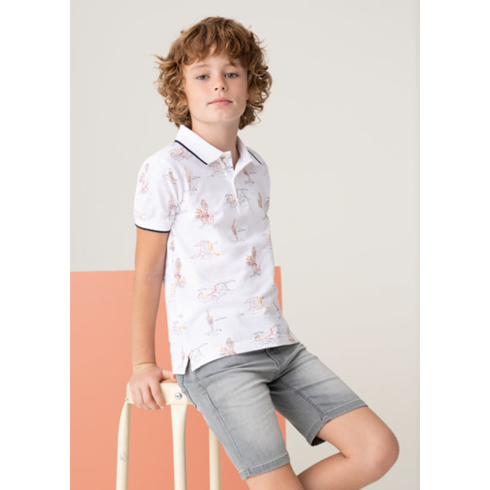 MAYORAL TWEEN Sustainable Cotton Tween Boy Denim Short