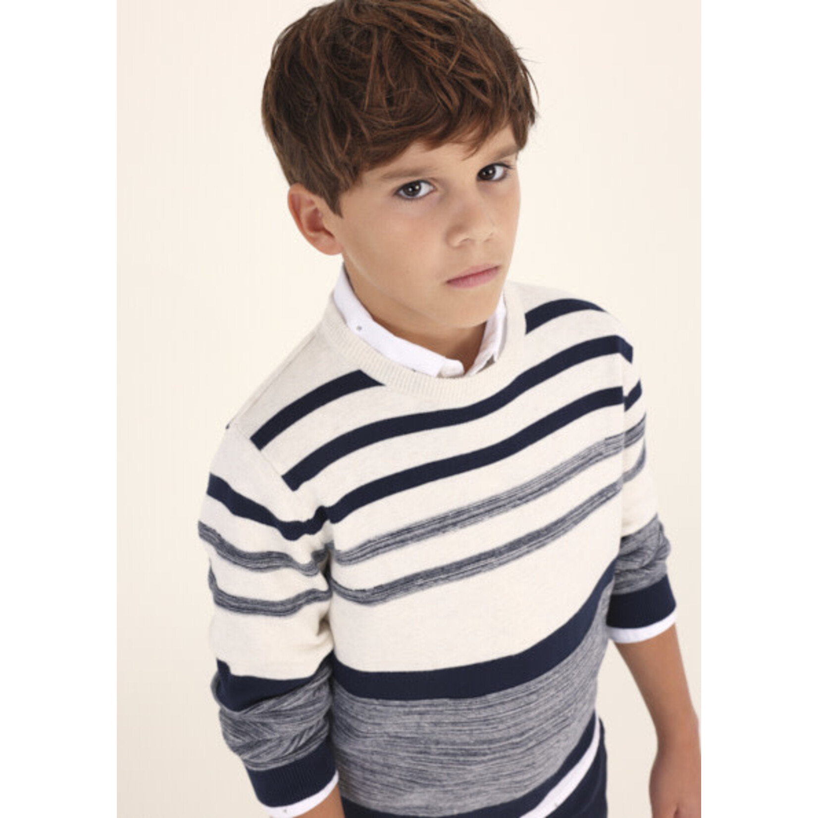 MAYORAL TWEEN [TWEEN] SUSTAINABLE COTTON PRINTED SWEATER BOY