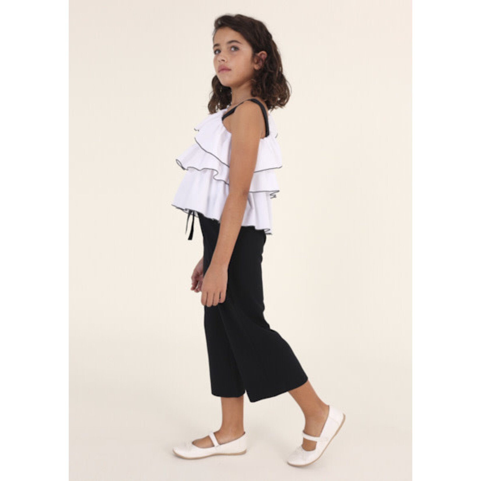 MAYORAL TWEEN Belted Crop Tween Girl Pants