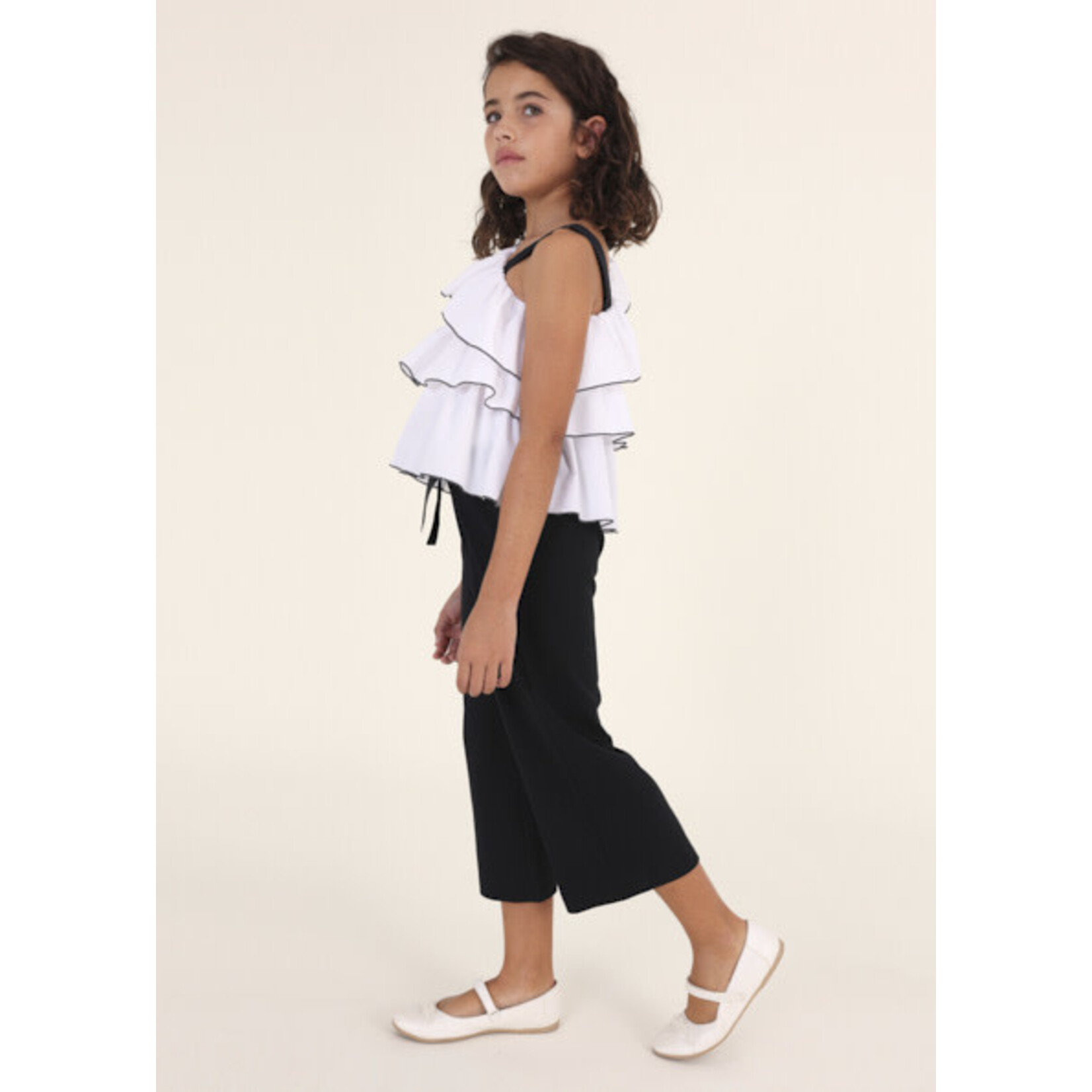 MAYORAL TWEEN BELTED CROPPED TWEEN PANTS