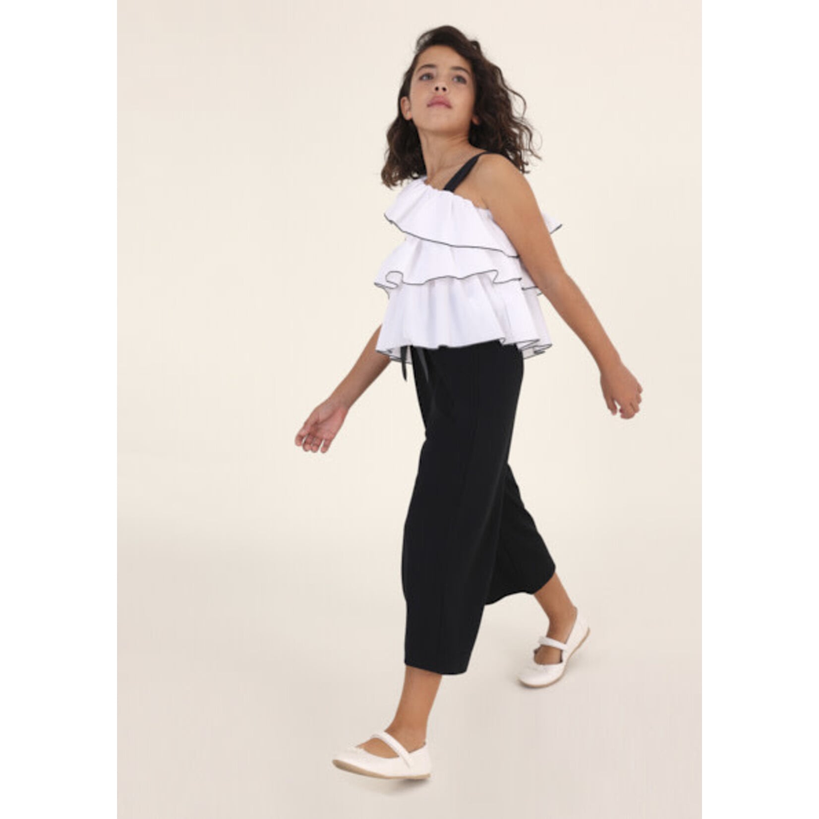 MAYORAL TWEEN Belted Crop Tween Girl Pants