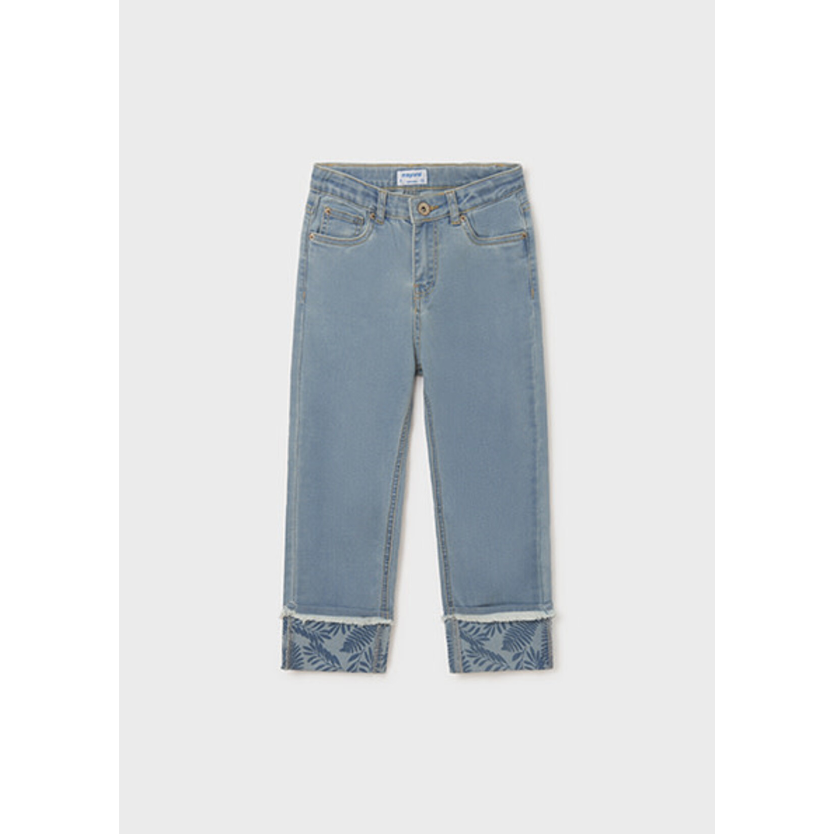 MAYORAL TWEEN Denim Crop Tween Girl Bottoms