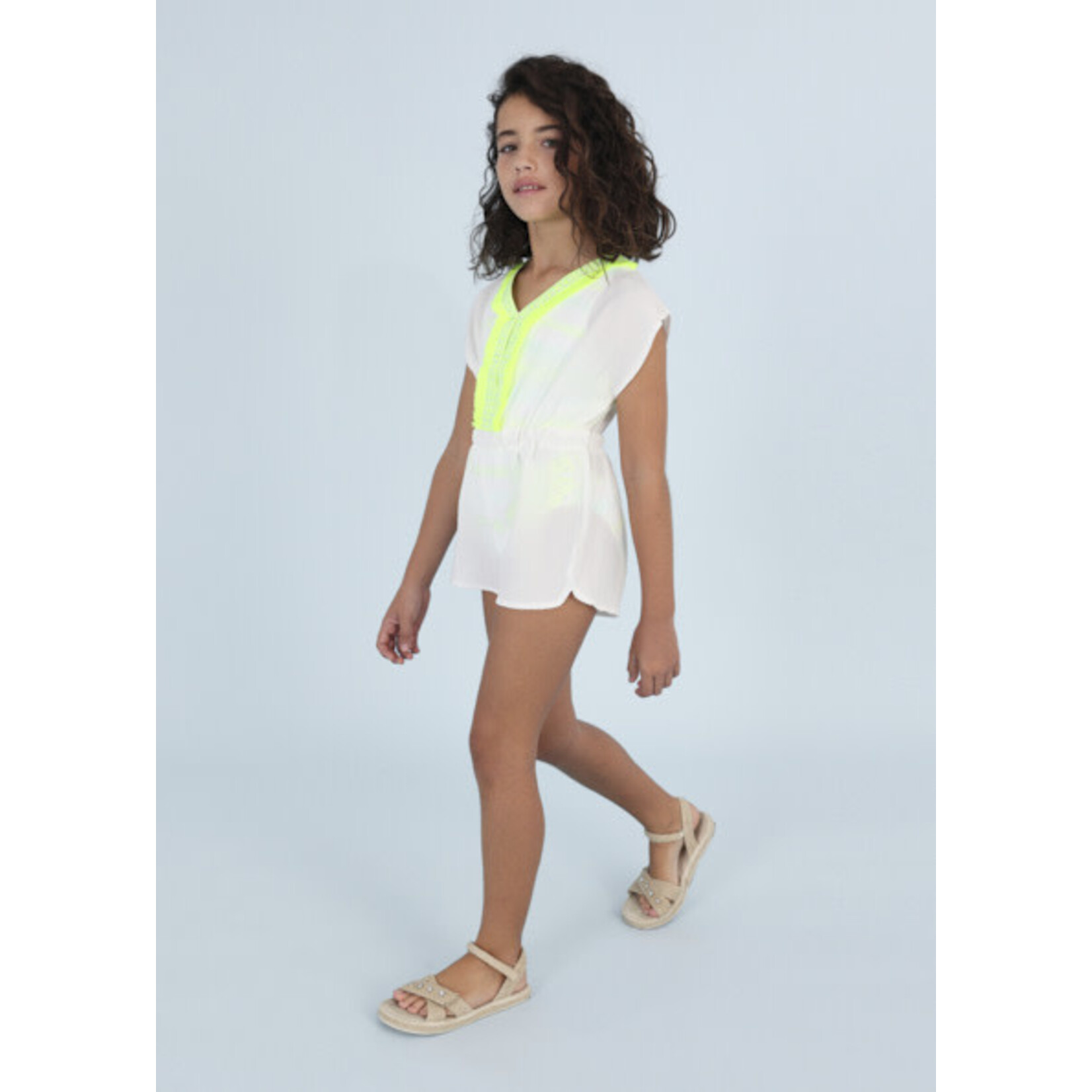 MAYORAL TWEEN Caftan Romper Tween Girl Swim Coverup