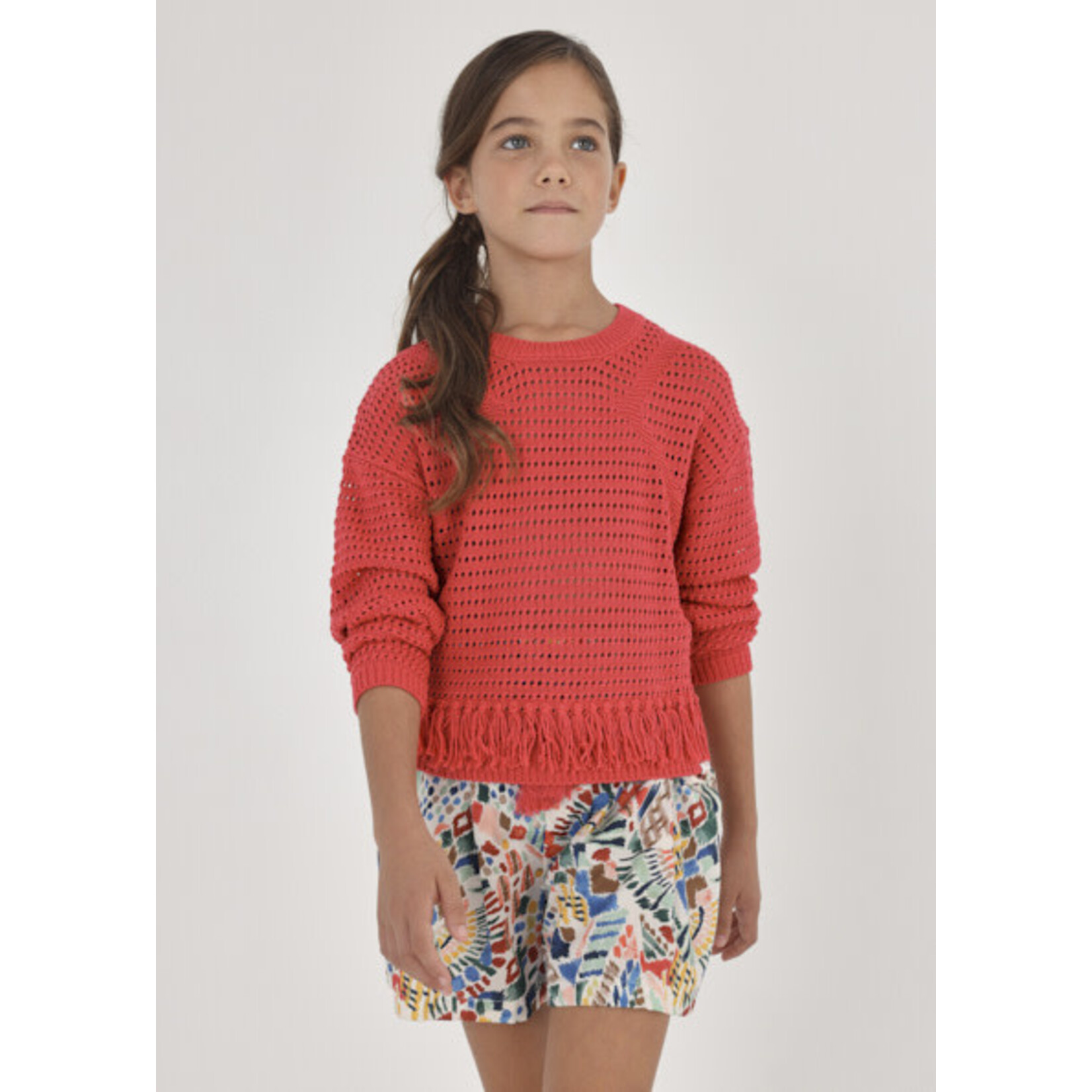 MAYORAL TWEEN Printed Cotton Tween Girl Skort