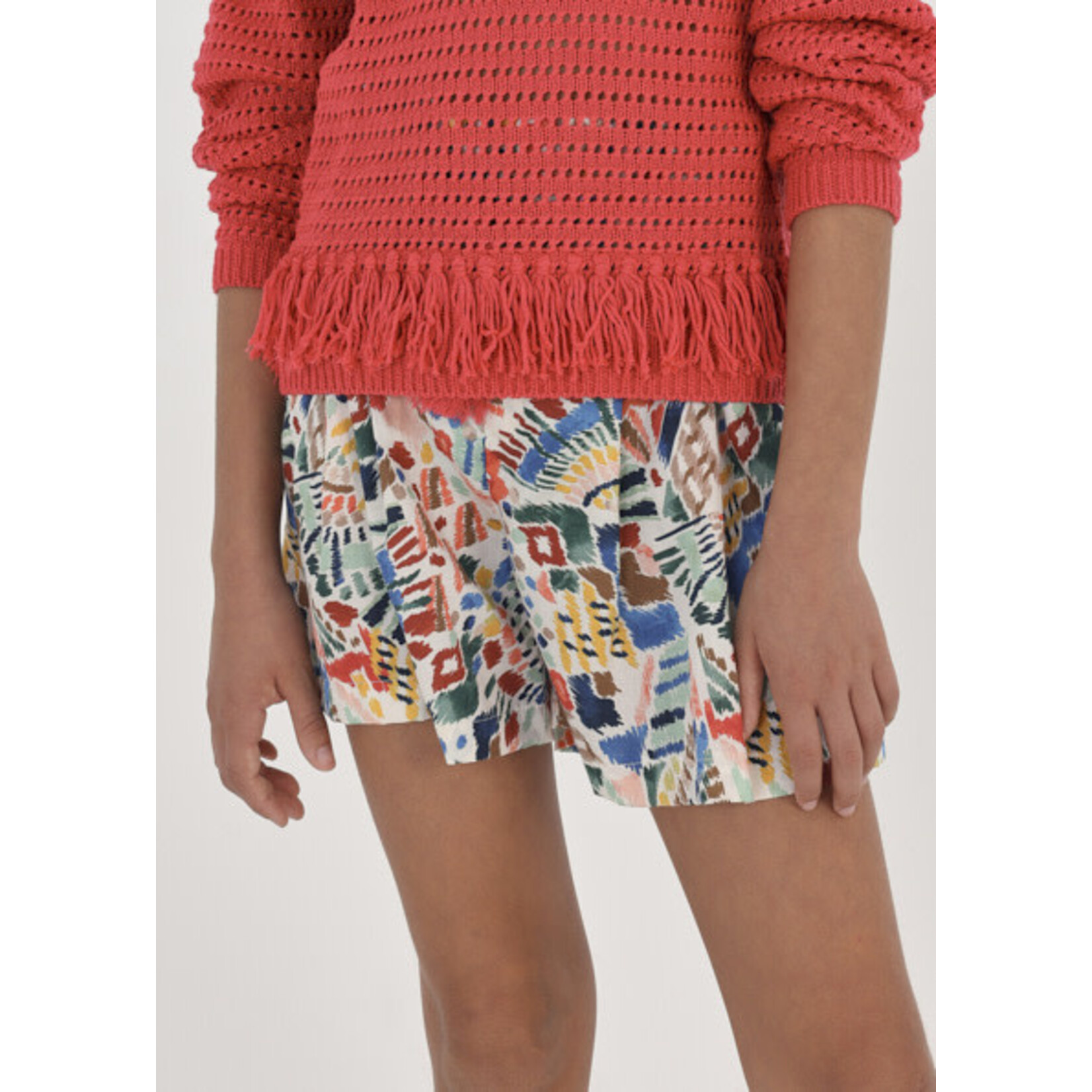 MAYORAL TWEEN Printed Cotton Tween Girl Skort