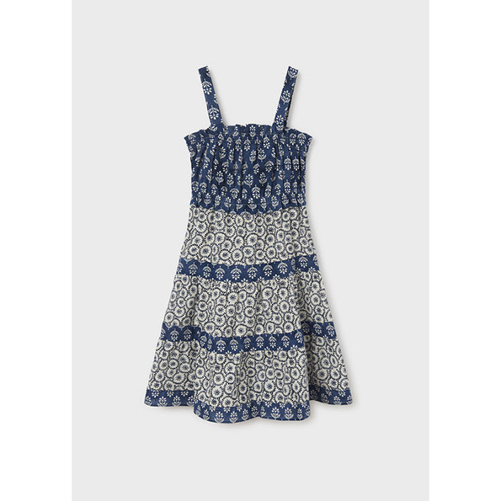 MAYORAL TWEEN PRINTED COTTON TWEEN DRESS