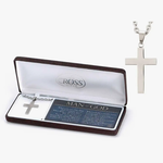 DICKSONS MAN OF GOD STAINLESS STEEL CROSS NECKLACE